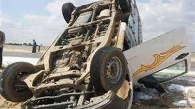 إصابة 4 أشخاص في حادث مروري بسوهاج