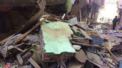 مصرع زوجين بعد انهيار منزل عليهم في المنوفية