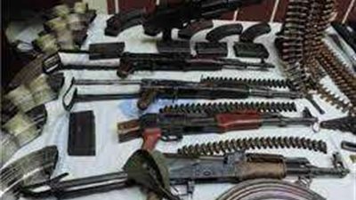 ضبط 25 بندقية آلية خلال حملة أمنية بأسيوط