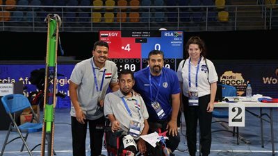 سمير عبد المعز يتوج بأول ذهبية لمصر بالبطولة الإفريقية للبوتشا