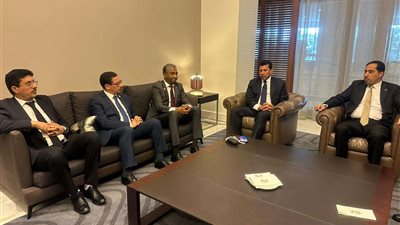وزير الرياضة يلتقي عددًا من وزراء الشباب والرياضة العرب