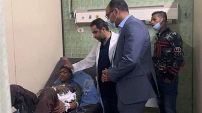 أمين سر لجنة الصحة والسكان بالشيوخ يتوجه لاستقبال مصابي حادث قطار الصعيد