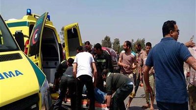 إصابة 4 أشخاص في حادث سير بالمنيا
