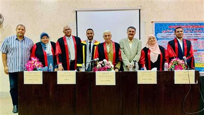 حصول  الباحث محمد الشوي درجة الدكتوراة في موضوع الربط بين الطاقة الجديدة والمتجددة