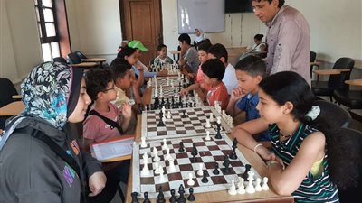 بالصور | مكتبة دمنهور تزيد من ذكاء الأطفال باجازاتهم الصيفية