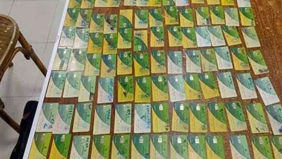 أمن الغربية يضبط 710 بطاقات تموينية داخل 
