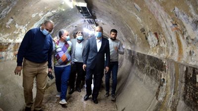 محافظ القليوبيه يتفقد أعمال تطوير أنفاق المشاة بحي غرب شبرا الخيمة