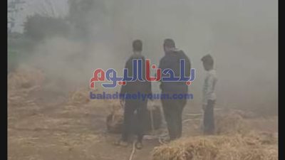 جهود مكثفة لضبط المتهمين بإشعال النيران فى منزل بسمنود (صور)