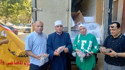 أوقاف البحيرة تتسلم دفعة جديدة من لحوم الصكوك