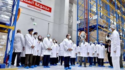 بالصور.. افتتاح الرئيس لمدينة الدواء  بمنطقة الخانكة