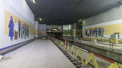 افتتاح محطة مترو جامعة الدول العربية قريبًا.. بالصور