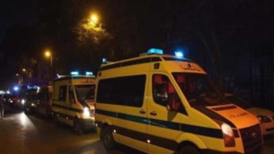 مصرع 5 أشخاص في حادث تصادم سيارة بالمنيا