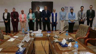 وفد تنسيقية شباب الأحزاب والسياسيين يزور جامعة النهضة