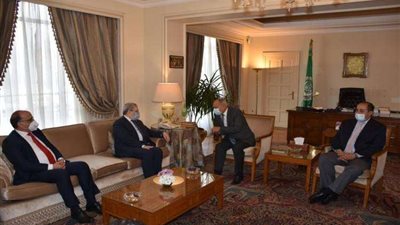 أبو الغيط يلتقى الرئيس التونسى فى قصر قرطاج