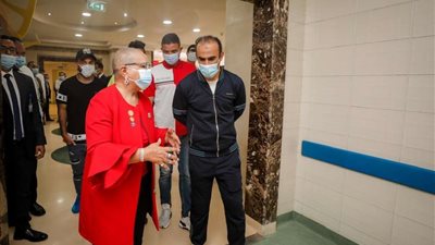 أنيسة حسونة: سعداء بزيارة وفد الأهلي لمستشفى الناس.. والتعاون بيننا مثمر