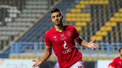 محمد شريف يحرز الهدف الثاني للأهلي في شباك المقاولون بالدوري
