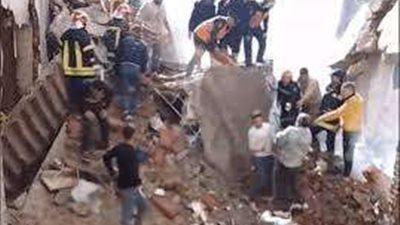 مصرع 6 أشخاص وإصابة 4 آخرين إثر انهيار عقار بحدائق القبة