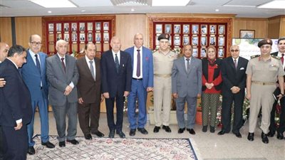 المستشار مسعد عبد المقصود يستقبل رئيس هيئة القضاء العسكري