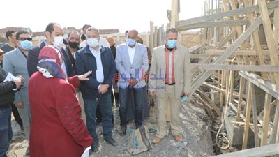 خلال جولته بشبين الكوم.. محافـظ المنوفية يوجه بسرعة الرفع  المساحي لإنشاء محور جديد موازى لطريق شبين الكوم قويسنا