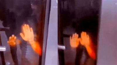 كارثة.. طفل يستغيث من داخل 