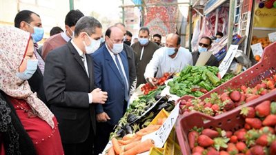 محافظ الغربية يفتتح معرض أهلاً رمضان ببسيون