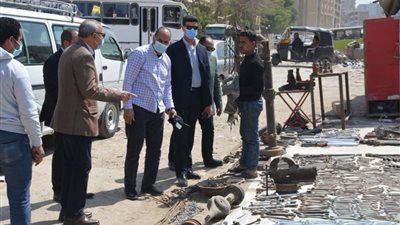 بالصور.. محافظ القليوبية يتفقد 5 مدن لمتابعة تطبيق الإجراءات الاحترازية