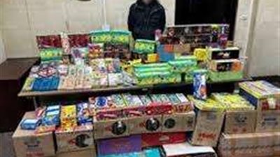 الداخلية تضبط مليون قطعة ألعاب نارية بحوزة تاجر في القاهرة
