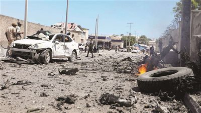 ارتفاع حصلية الهجوم الإرهابي في الصومال إلى 40 شهيدا