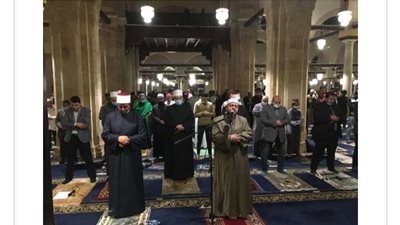 بث مباشر.. صلاة التراويح ليلة ٦ رمضان بالجامع الأزهر