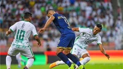 النصر يتقدم بالهدف الأول على إنتر ميلان الإيطالي