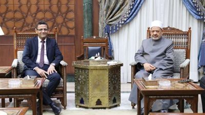 الطيب يستقبل البلشي لبحث سُبُل تعزيز التعاون بين الأزهر ونقابة الصحفيين