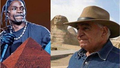 بعد قرار إلغاء حفل ترافيس سكوت زاهي حواس يعلق: أنا مع الدولة