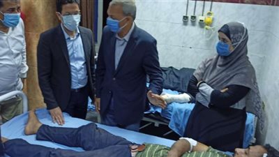 خروج 30 حالة من ضحايا قطار طوخ بمستشفى بنها الجامعي