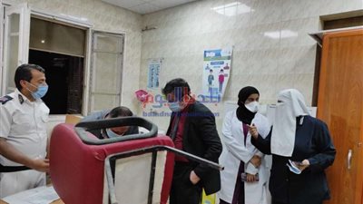 الاعتداء على الطاقم الطبي بمستشفى صدر المحلة (صور)