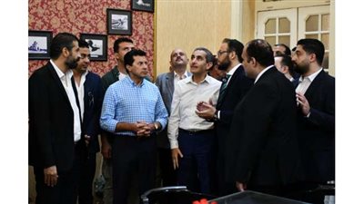 وزير الشباب ومحافظ الغربية يتفقدان نادي بلدية المحلة