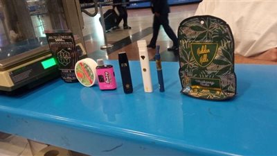 ضبط راكب بحوزته كمية من مخدر 