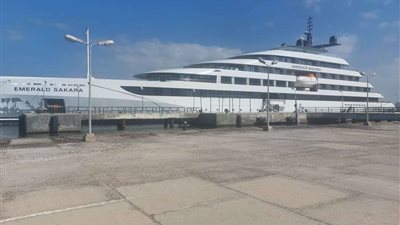ميناء بورسعيد السياحي يستقبل اليخت EMERALD SAKARA