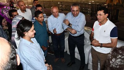 وزير الرياضة ورئيس شركة العاصمة يشهدون البروفة النهائية لاحتفالية شباب مصر