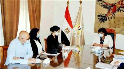 ​وزيرة الثقافة تبحث مع رئيس  مؤسسة