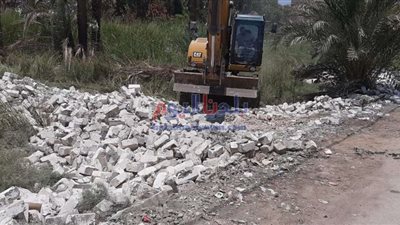 إزالة 144 حالة تعدي على أراضي حماية النيل بالمنيا