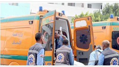 تصادم سيارتين أدى إلى إصابة 4 أشخاص بمحور الضبعة الصحراوي
