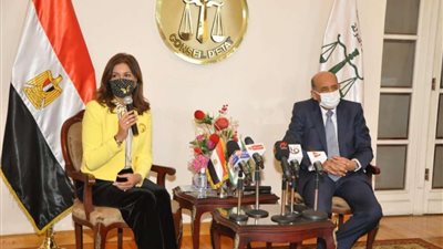 بالصور.. وفد شباب الدارسين بالخارج يزور مجلس الدولة