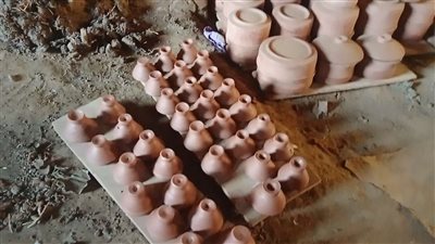 فيديو وصور .. قرية جريس بالمنوفية قلعة صناعة الفخار في مصر شاهد منتجاتها وتاريخها