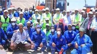 وزير قطاع الأعمال يتفقد مناجم شركة النصر للتعدين بمنطقة إدفو