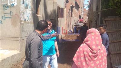 رئيس مدينة أشمون يتفقد مشروعات حياه كريمة بقرية شما