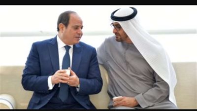 لقاء أخوي بين السيسى ورئيس الإمارات بمدينة العلمين الجديدة