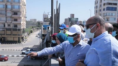 وزير النقل يتفقد مشروع تطوير طريق المنصورة جمصة