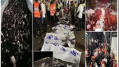 مقتل وإصابة 200 شخص.. لقطات مرعبة من حادث التدافع في جبل ميرون بـ إسرائيل (صور)