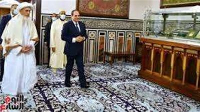 شاهد.. الرئيس السيسي يتفقد أعمال تطوير مسجد السيدة نفيسة
