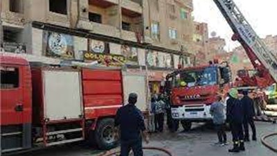 الحماية المدنية تسيطر على حريق أعلى منزل بالقليوبية